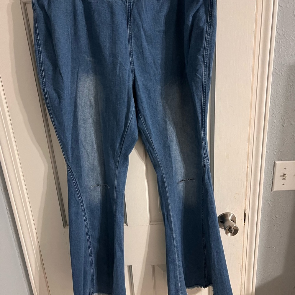 Women's Blue Flare & Wide Leg Jeans